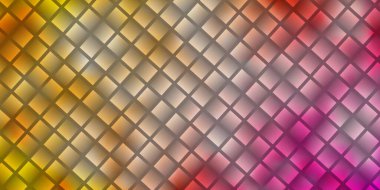 Dikdörtgenli hafif turuncu vektör arkaplanı. Gradyan dikdörtgenleri olan bir resim. Reklamlar ve reklamlar için desen.