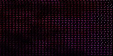 Esrarengiz sembollü koyu pembe vektör arkaplan. Sihirli ruhani güç işaretleri olan bir ilüzyon. Gizemli, mistik tasarımlar için arkaplan.