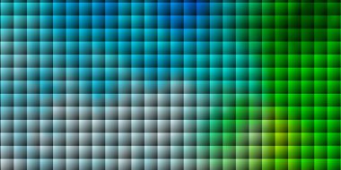 Açık mavi, çokgen tarzda yeşil vektör arkaplan. Soyut tarzda dikdörtgenleri olan modern tasarım. Reklamınız, posteriniz, afişiniz için en iyi tasarım.