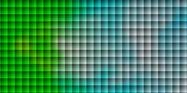 Açık mavi, dikdörtgen biçiminde yeşil vektör dokusu. Soyut tarzda dikdörtgenleri olan modern tasarım. Reklamlar ve reklamlar için desen.