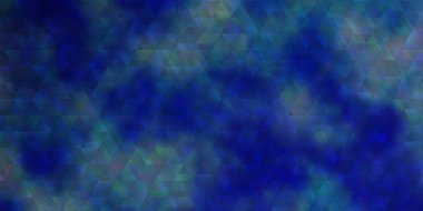 Çizgileri ve üçgenleri olan açık mavi vektör dokusu. Renkli üçgenli soyut gradyan tasarımı. Duvar kağıtları için şablon.