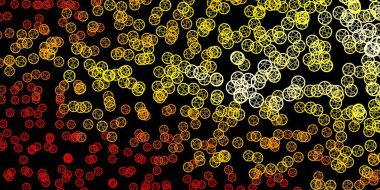 Din sembollü koyu turuncu vektör dokusu. Gotik eğilimli soyut illüstrasyon. En iyi tasarım Cadılar Bayramı olayları.