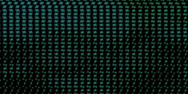 Esrarengiz işaretli koyu yeşil vektör şablonu. Cadılık formlarıyla soyut tarzda geçmişe dönük tasarım. En iyi tasarım Cadılar Bayramı olayları.