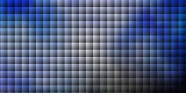 Açık mavi, dikdörtgenli sarı vektör şablonu. Renkli dikdörtgenlerle soyut gradyan çizimi. Reklamlar ve reklamlar için desen.