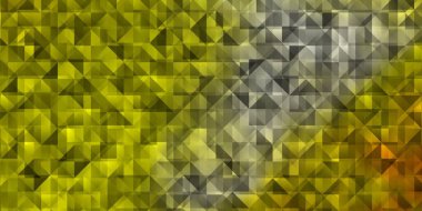 Koyu sarı vektör düzeni çizgiler, üçgenler. Üçgenli soyut gradyan çizimi. İniş sayfaları için şablon.