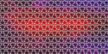 Açık mavi, dairesel yay ile kırmızı vektör arkaplan. Gradyan eğrileri olan renkli soyut çizimler. Terfileriniz için akıllı tasarım.