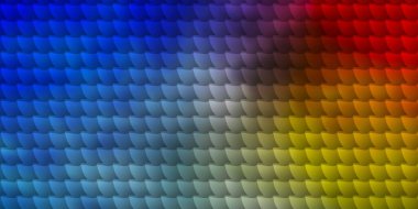 Açık mavi, dikdörtgenli sarı vektör şablonu. Renkli dikdörtgenlerle soyut gradyan çizimi. Web siteleri, iniş sayfaları için desen.