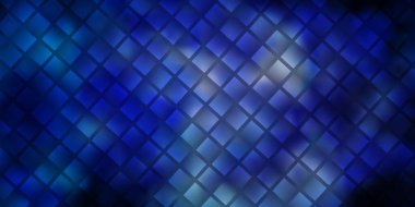 Koyu pembe, kare şeklinde mavi vektör deseni. Soyut arkaplanda renkli gradyan olan dikdörtgenler. İniş sayfası için modern şablon.