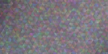 Çizgileri ve üçgenleri olan açık mor vektör dokusu. Renkli üçgenli soyut gradyan tasarımı. Broşürler, broşürler için desen