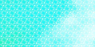 Kıvrımlı açık yeşil vektör dokusu. Eğimli dairesel kavisli parlak bir illüstrasyon. Reklamlar ve reklamlar için desen.