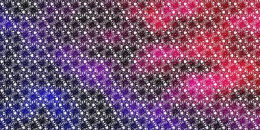 Açık Mor, dairesel yay ile pembe vektör düzeni. Renkli çizimler, kıvrımlardan oluşur. Reklamınız, posteriniz, afişiniz için en iyi tasarım.