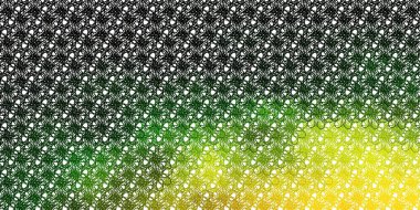 Açık yeşil, kıvrımlı kırmızı vektör arkaplan. Gradyan kıvrımları olan yarım tonlu bir resim. Web siteleri, iniş sayfaları için desen.