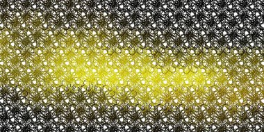 Açık yeşil, kıvrımlı sarı vektör deseni. Soyut bir şekilde gradyan eğimli bir tasvir. Web siteleri, iniş sayfaları için desen.