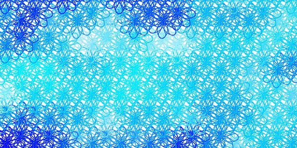 Modèle Vectoriel Bleu Clair Avec Des Courbes Illustration Colorée Qui — Image vectorielle