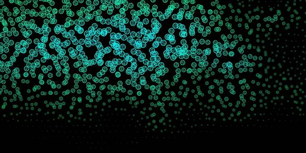 Esrarengiz sembollü koyu yeşil vektör arkaplanı. Gotik eğilimli soyut illüstrasyon. Doğaüstü tasvirler için basit tasarım.