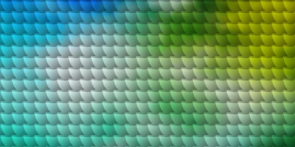 Açık mavi, dikdörtgenli yeşil vektör arkaplan. Dikdörtgenli soyut gradyan çizimi. Reklamınız, posteriniz, afişiniz için en iyi tasarım.