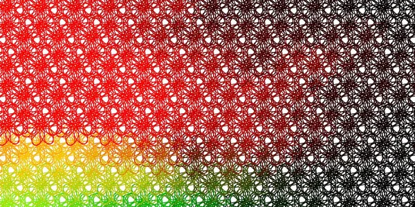 Açık yeşil, kırmızı çizgili vektör arka plan. Çizgili soyut gradyan çizimi. İş tanıtımınız için tasarım.