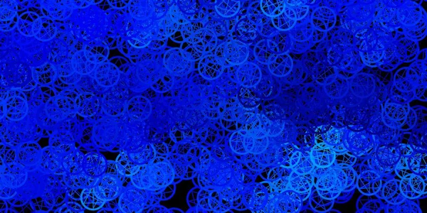 Темный Синий Вектор Искушает Эзотерическими Признаками Абстрактная Иллюстрация Готическими Градиентными — стоковый вектор