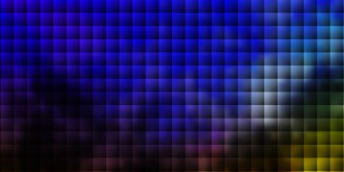 Açık mavi, kare şeklinde yeşil vektör deseni. Dikdörtgenli soyut gradyan çizimi. İniş sayfası için modern şablon.