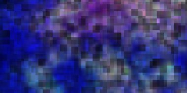 Açık Pembe, mavi vektör arka planı çokgen biçiminde. Renkli dikdörtgenlerle soyut gradyan çizimi. Cep telefonları için şablon.