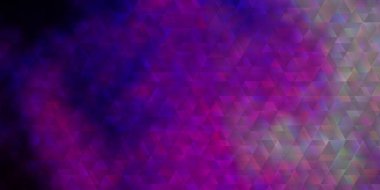 Açık Mor, pembe vektör arkaplan, çizgiler, üçgenler. Renkli üçgenlerle soyut çizimler yaparak. Duvar kağıtları için şablon.