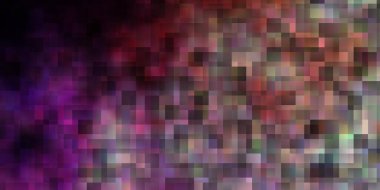 Açık pembe, dikdörtgen biçiminde sarı vektör dokusu. Dikdörtgenli soyut gradyan çizimi. Reklamlar ve reklamlar için desen.