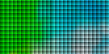 Açık mavi, dikdörtgen biçiminde yeşil vektör dokusu. Soyut tarzda dikdörtgenleri olan modern tasarım. Reklamlar ve reklamlar için desen.