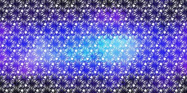 Açık Pembe, bükülmüş çizgileri olan mavi vektör arkaplanı. Bükülmüş çizgileri olan yepyeni renkli bir çizim. Web siteleri, iniş sayfaları için desen.