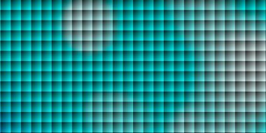 Açık mavi, kare şeklinde yeşil vektör deseni. Soyut arkaplanda renkli gradyan olan dikdörtgenler. Reklamlar ve reklamlar için desen.