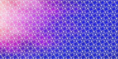 Açık mavi, eğri çizgileri olan sarı vektör arkaplan. Gradyan eğrileri olan renkli soyut çizimler. Reklamınız, posteriniz, afişiniz için en iyi tasarım.