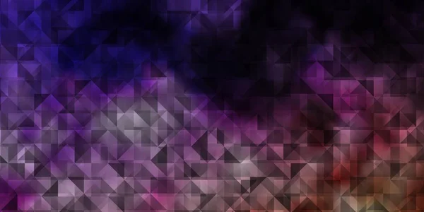 Luz Púrpura Textura Vectorial Rosa Con Estilo Triangular Triángulos Sobre — Vector de stock