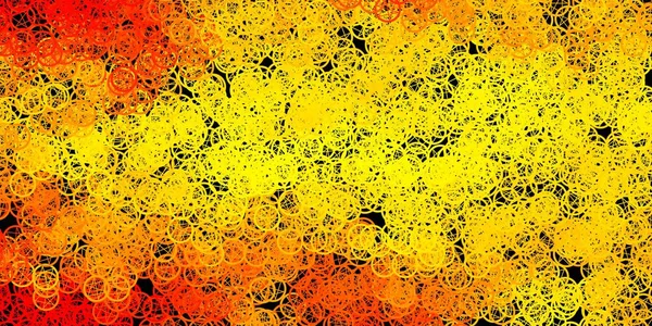 Esrarengiz Sembollü Koyu Sarı Vektör Arkaplan Renkli Mistik Semboller Antik — Stok Vektör