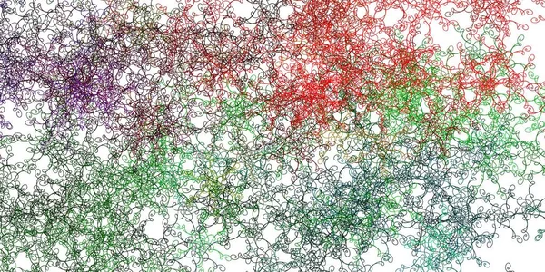 Bükülmüş çizgileri olan ışık çok renkli vektör arkaplanı. Yaylı basit bir şekilde gradyan çizimi. Web siteleri, iniş sayfaları için desen.