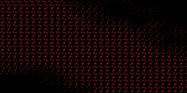 Esrarengiz işaretli koyu kırmızı vektör şablonu. Renkli mistik semboller. Antik tarzda bir eğilim var. Doğaüstü tasvirler için basit tasarım.