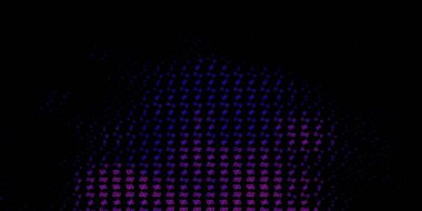 Koyu mor, sihirli elementlerle pembe vektör deseni. Sihirli ruhani güç işaretleri olan bir ilüzyon. Sihir için dizayn, ruhsal olaylar.