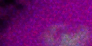 Çizgileri ve üçgenleri olan açık pembe vektör deseni. Renkli üçgenlerle soyut çizimler yaparak. Web siteleri için desen.
