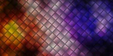 Koyu pembe, sarı vektör arka planı çokgen biçiminde. Soyut arkaplanda renkli gradyan olan dikdörtgenler. Web siteleri, iniş sayfaları için desen.