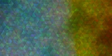 Açık mavi, sarı vektör arkaplan, çizgiler, üçgenler. Basit bir şekilde üçgenli renkli bir çizim. Reklamlar için desen.