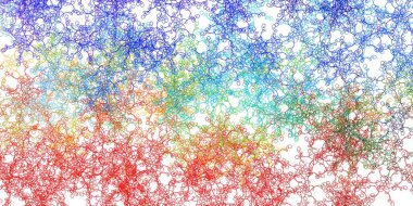 Fiyonklu hafif çokrenkli vektör arkaplanı. Eğimli dairesel kavisli parlak bir illüstrasyon. Web siteleri, iniş sayfaları için desen.