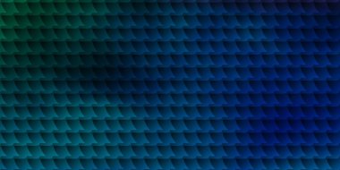 Açık mavi, kırmızı vektör arka planı çokgen biçiminde. Gradyan dikdörtgenleri ve kareleri olan renkli çizimler. İş broşürleri, broşürler için desen