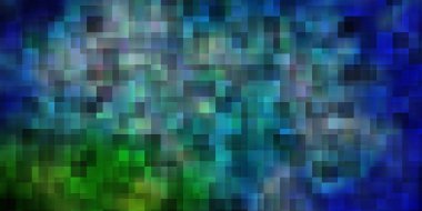 Açık mavi, dikdörtgen biçiminde yeşil vektör dokusu. Dikdörtgenli soyut gradyan çizimi. Reklamınız, posteriniz, afişiniz için en iyi tasarım.