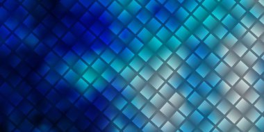 Dikdörtgenli hafif Mavili vektör şablonu. Soyut tarzda dikdörtgenleri olan modern tasarım. Web siteleri, iniş sayfaları için desen.