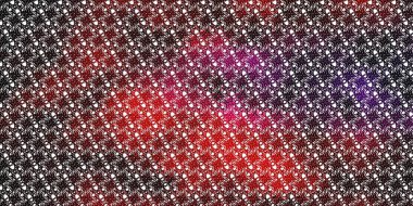 Açık pembe, ince çizgili yeşil vektör deseni. Rengarenk çizgileri ve şekilleri olan parlak bir örnek. Reklamınız, posteriniz, afişiniz için en iyi tasarım.