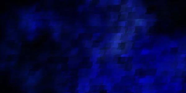 Tmavé Pozadí Vektoru Blue Obdélníky Abstraktní Gradient Ilustrace Barevnými Obdélníky — Stockový vektor