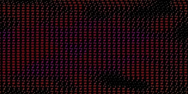 Din sembollü koyu pembe vektör dokusu. Renkli mistik semboller. Antik tarzda bir eğilim var. En iyi tasarım Cadılar Bayramı olayları.