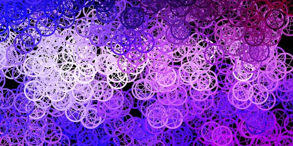 Темно Фиолетовый Вектор Загадочными Сияниями Красочные Мистические Символы Градиентом Древнем — стоковый вектор