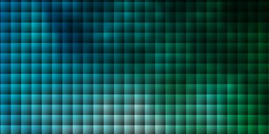 Açık mavi, dikdörtgen biçiminde yeşil vektör dokusu. Dikdörtgenli soyut gradyan çizimi. Reklamlar ve reklamlar için desen.