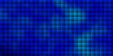 Açık mavi vektör deseni kare biçiminde. Renkli dikdörtgenlerle soyut gradyan çizimi. Reklamınız, posteriniz, afişiniz için en iyi tasarım.