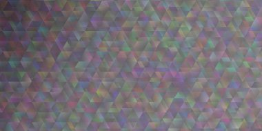 Çizgileri ve üçgenleri olan açık mor vektör dokusu. Renkli üçgenli soyut gradyan tasarımı. Broşürler, broşürler için desen