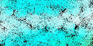 Din sembollü koyu yeşil vektör dokusu. Renkli mistik semboller. Antik tarzda bir eğilim var. Sihir için dizayn, ruhsal olaylar.